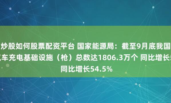 炒股如何股票配资平台 国家能源局：截至9月底我国电动汽车充电基础设施（枪）总数达1806.3万个 同比增长54.5%