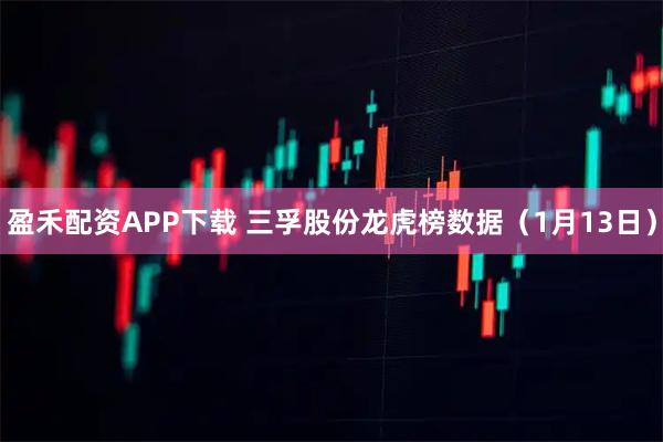 盈禾配资APP下载 三孚股份龙虎榜数据（1月13日）
